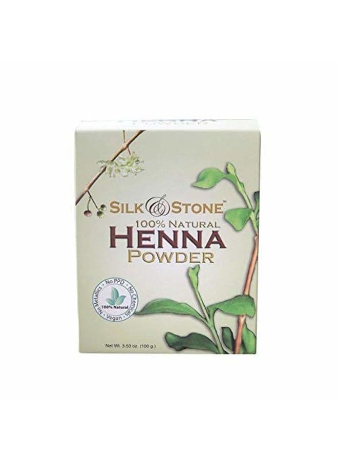 100% Pure & Natural Henna Powder- Organically Grown Hair Dye, Dark Henna Stain, Mehndi, Conditions, Strengthens, Revitalizes Dry And Dull Hair, Guaranteed (100g.)