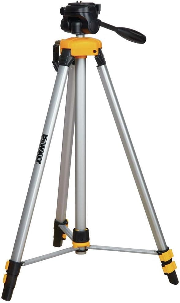 DEWALT Laser Level Tripod x 20 Thread Mount Collapsible Legs NonSkid Feet Carrying Pouch Included DW0881T
