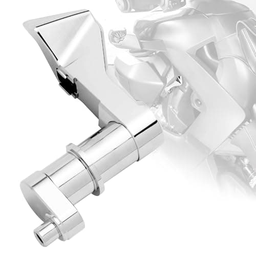 Hutexico Parking Brake Lever for CanAm Ryker Billet Aluminum Brake Lock Thumb Lever Compatible with CanAm Ryker Ace 600 900 Sport Rally Edition 20152025 Chrome