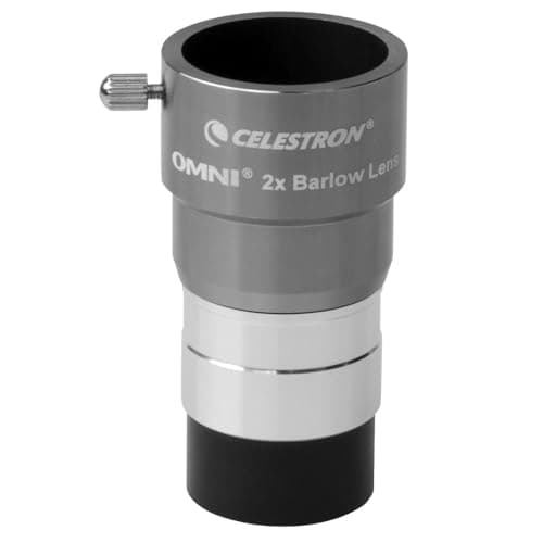 Celestron 93326 Omni Barlow Lens Silver 2 x 125 Inch