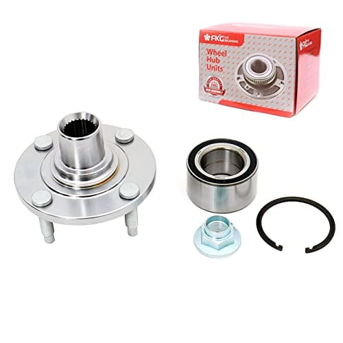 FKG 518503 Front Wheel Bearing Hub Assembly - Fit for 1983-1990 Ford Escort, Tempo, Topaz, & 1983-1988 Ford EXP