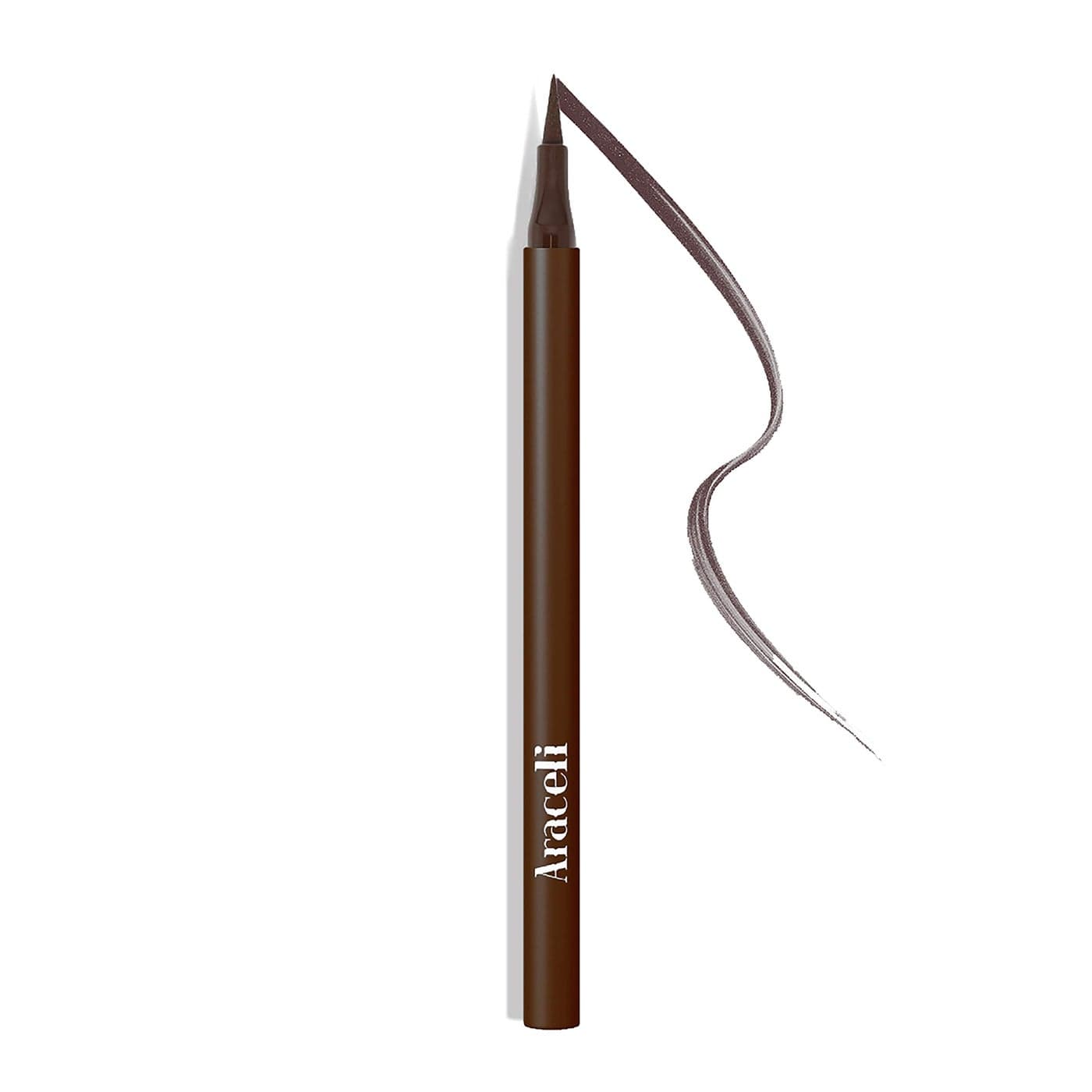 Aracelli Beauty Water Resistant LongLasting Eyeliner Pen Precision Liquid Eye Liner with SmudgeProof Formula Easy Glide Quick Dry Perfect for Cat Eye Winged Looks Brown