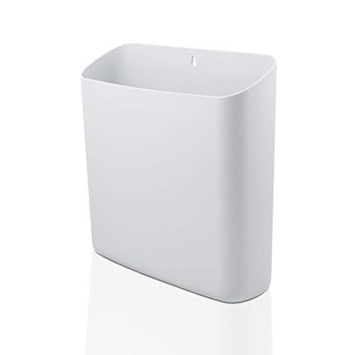Picowe Magnetic Laundry Storage Large Lint Holder Bin SpaceSaving Trash Container Hanging on Dryer Washer or Wall Mount Gray White