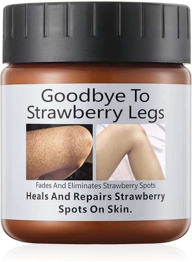 Strawberry Legs Treatment for Women, Rough Bumpy Body Cream, Lotion for Dry Skin, Strawberry Skin Remover, Keratosis Pilaris Treatment Moisturizing Cream for Spots Brightening Dry