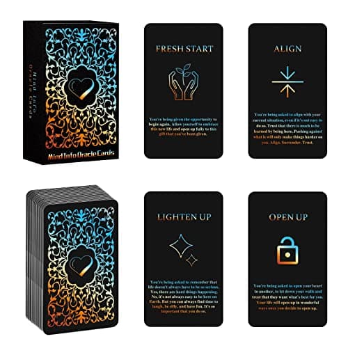 sishui Life Oracle Cards Deck Mind Info Oracle Cards Oracle Cards for Beginners Answers to Guiding You Through Life and Career Questions