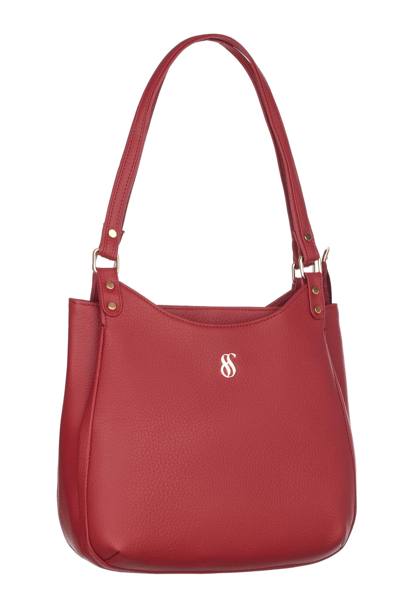 Fostelo Women's Blossom Luxe Satchel Tote Handbag for Women | Ladies Purse | Stylish Shoulder Bag | Gift For Women | Maroon