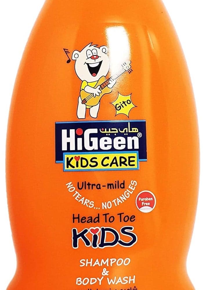 HiGeen Kids Shampoo & Body Wash 500ml - Peach & Apricot