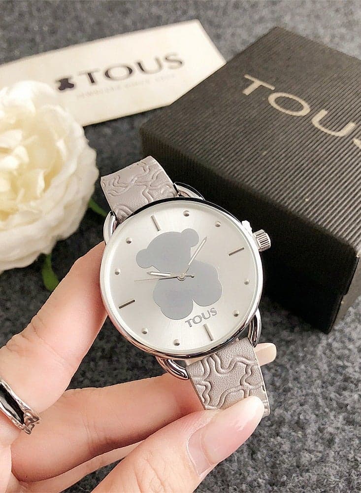 Round turntable girls boys watch trend turntable fashion watch versatile alloy with quartz watch