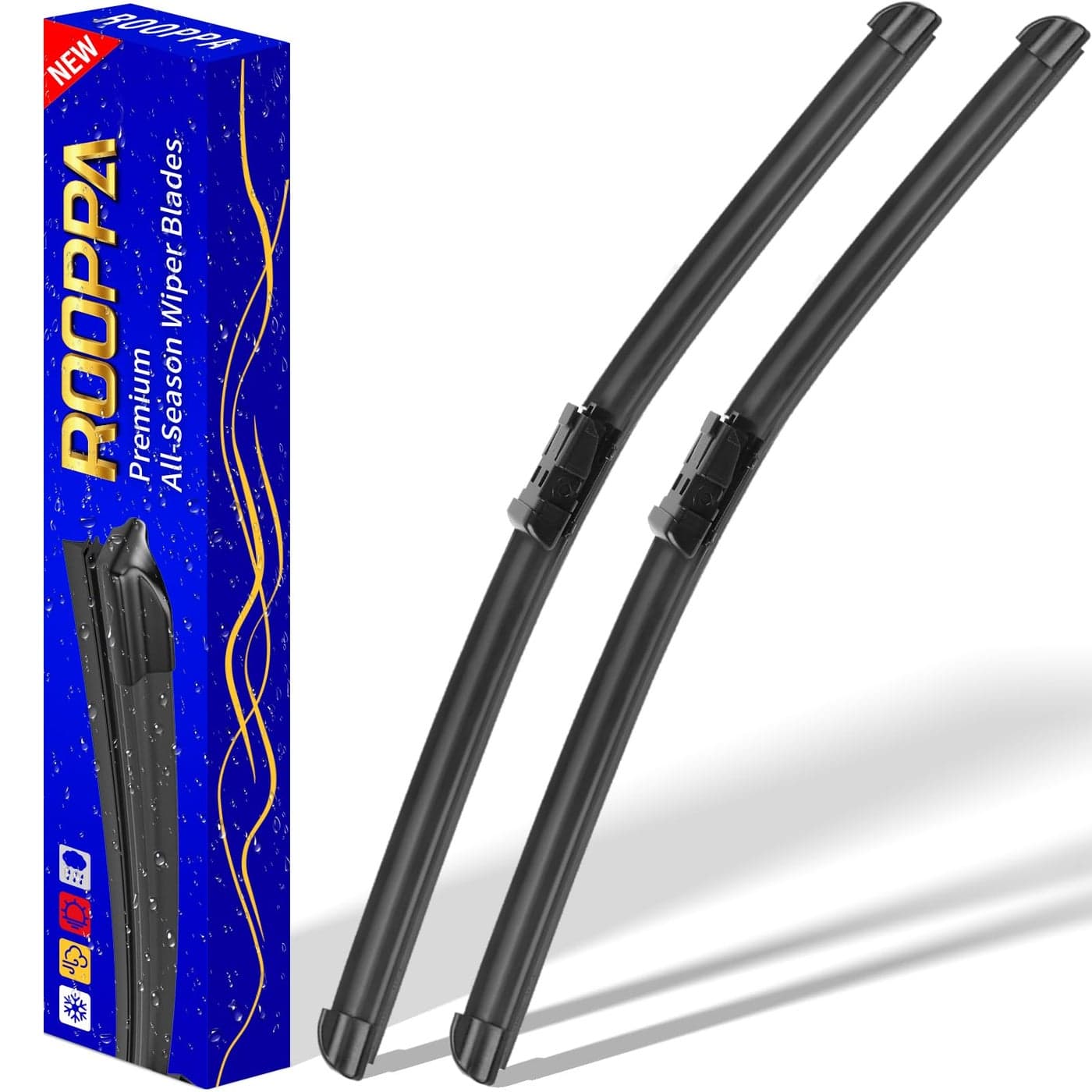 2 wipers Factory Replacement for 20142018 Chevy Chevrolet Silverado GMC Sierra Original Equipment Replacement Front Wiper Blades 2222 Set of 2 Top Lock