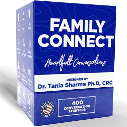 Life Sutra Family Connect 400 Conversation Starter Cards for Families Teens Kids Car Travel Communication Game Social Skills Mindful Therapy Talk Fun