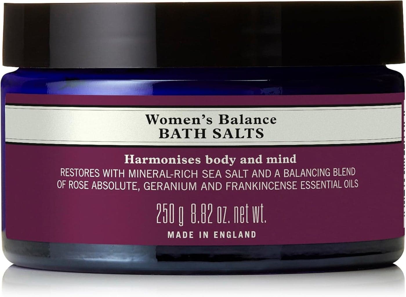 Neals Yard Remedies Womens Balance Bath Salts Salt Crystals with Essential Oil Blend for Women Vegan CrueltyFree 250g
