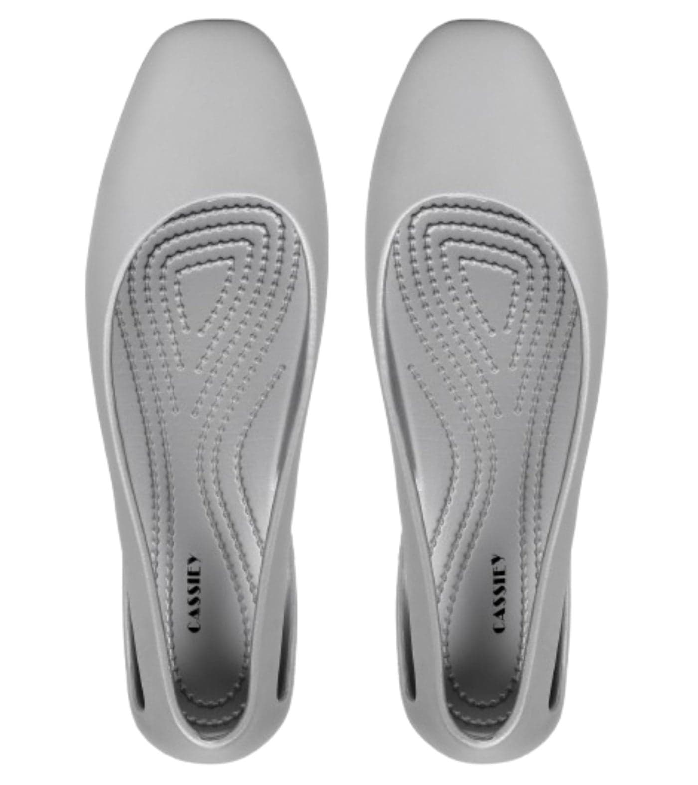 CASSIEY Stylish Slaone Casuals Flat for Women- Silver