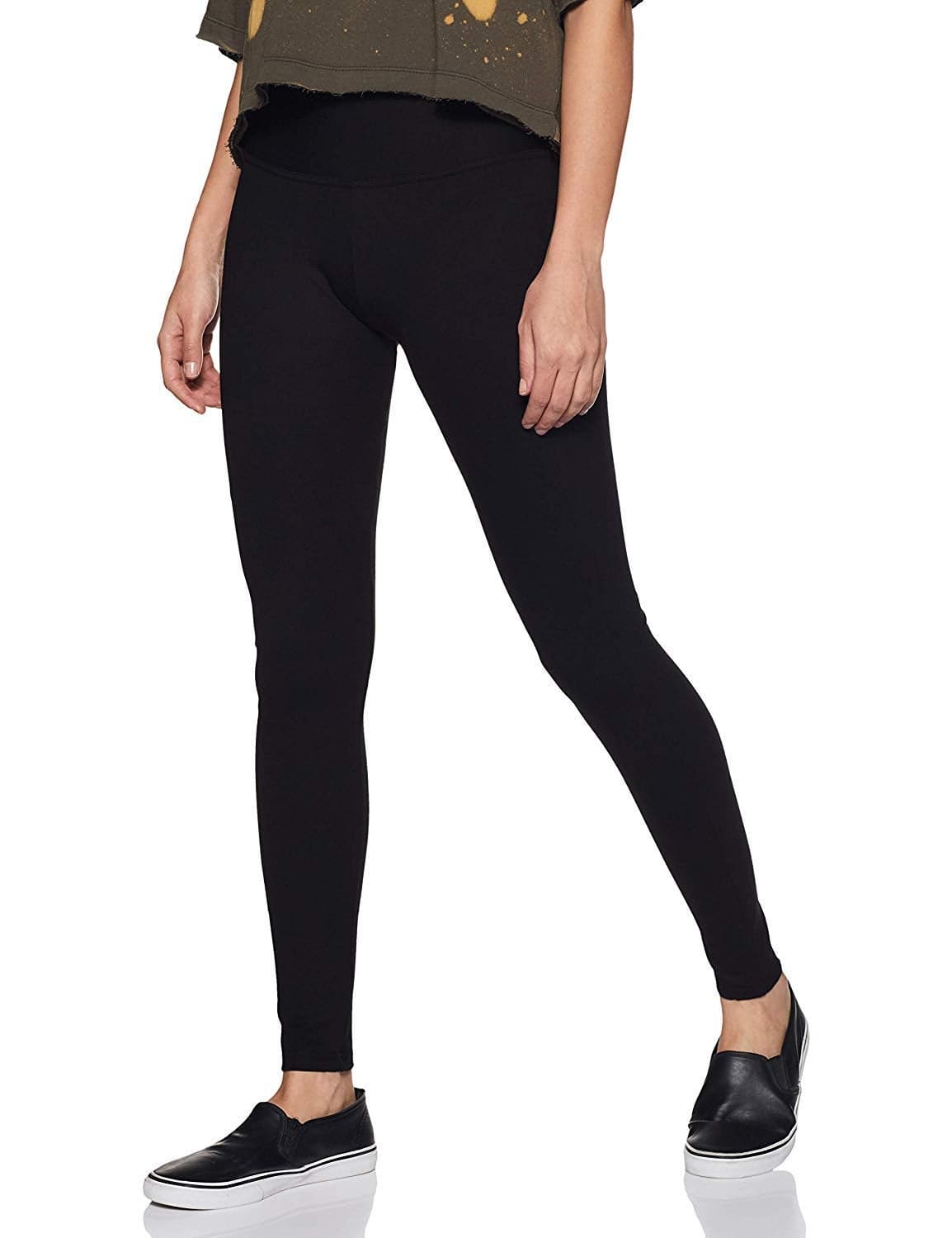 Stars and You Women's Slim Fit Jegging (hw8828_Black_28)