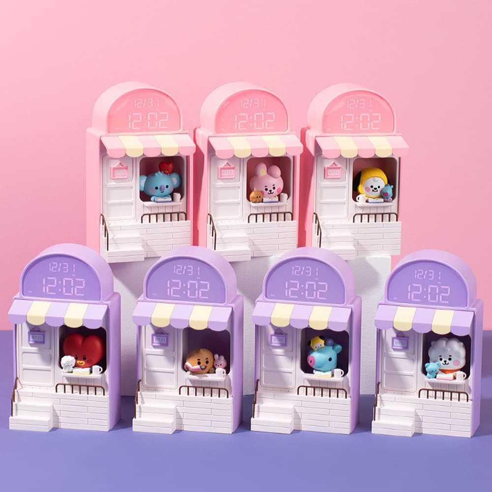 BT21 Cafe Digital Led Desk Clock RJ