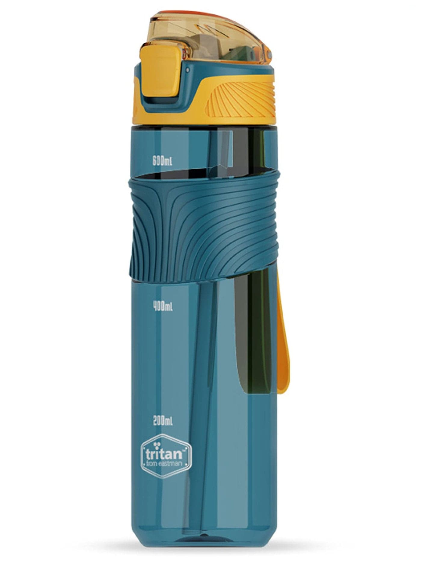 US1984 650 ML Blue Matte Finish Tritan BPA Free Leak Proof Flip Top Sports Water Bottle for Office, Gym, Home, Outdoor