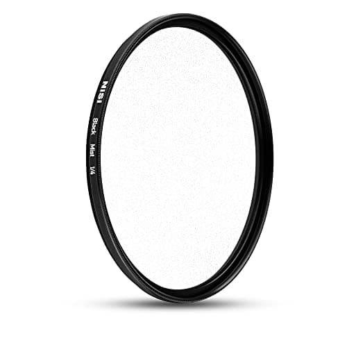 NiSi - 82mm Circular Black Mist Filter 1/4 Strength, Soften Images, Reduce Contrast, Enhance Mood & Atmosphere, Diffusion Filter for Soft Shadow, Dream-Like Cinematic Effect, Photography & Videography