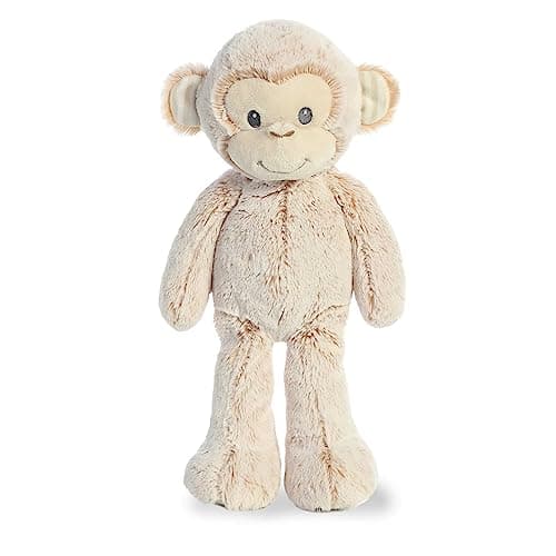 Aurora Adorable Cuddlers Marlow Monkey Baby Stuffed Animal Security and Sleep Aid for Kids and Babies Perfect for Baby Showers and Nursery Decorations Brown 135 Inches