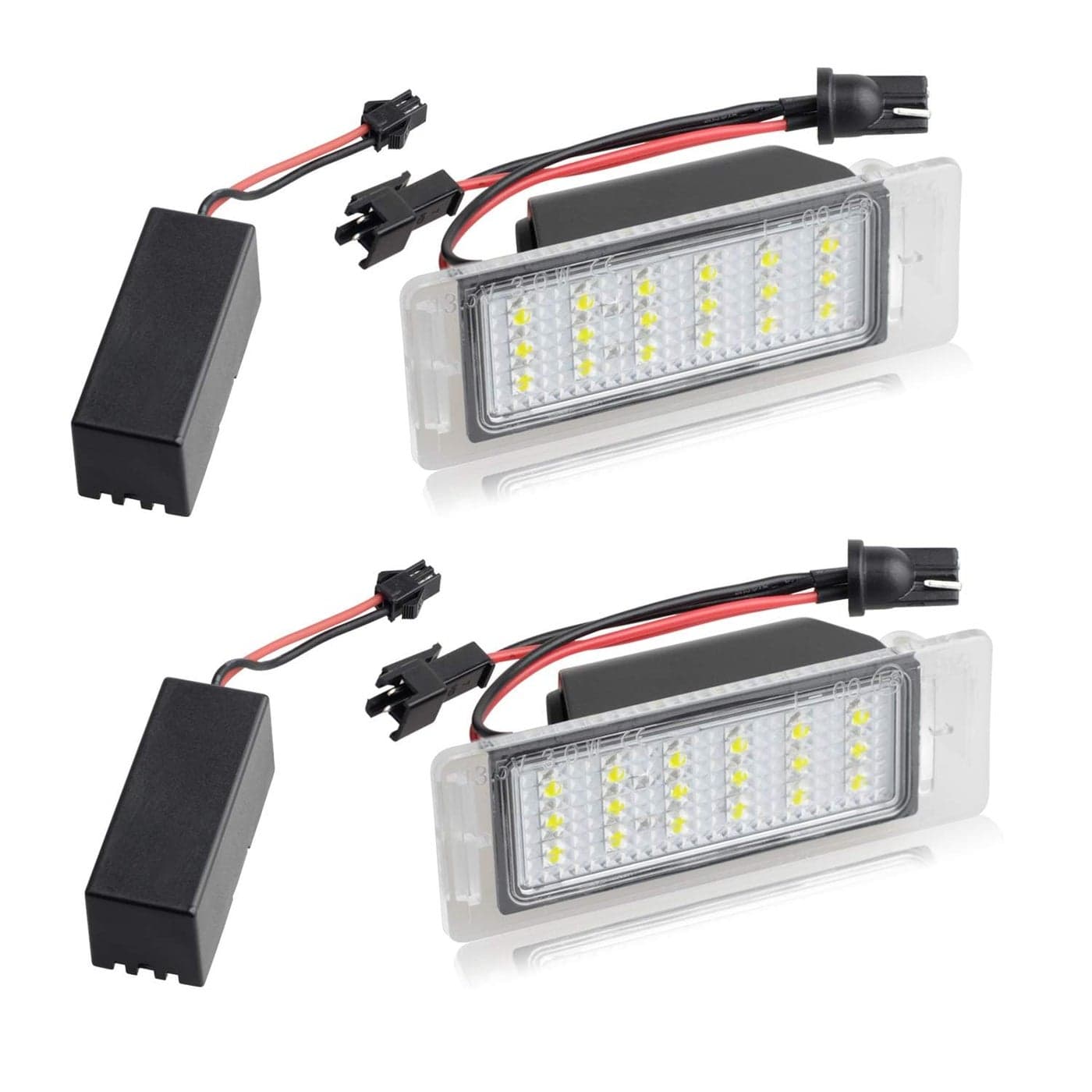 RUXIFEY LED License Plate Light Lamp with Error Free Resistor Compatible with Camaro Corvette Equinox Impala Volt Cadillac Buick 6000K White