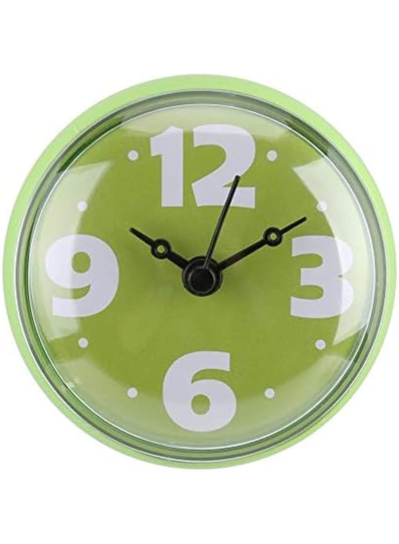 Waterproof Bathroom Clock, Shower Clock, Wall Clock, Silent Non-Ticking Battery Operated, Suction Cup Wall Clock, Kitchen Clock