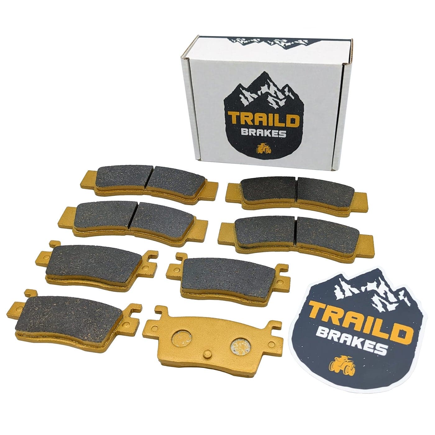 Kawasaki KRXKRX4 1000 20202025 Ceramic Brake Pad Set Front Rear OE Size