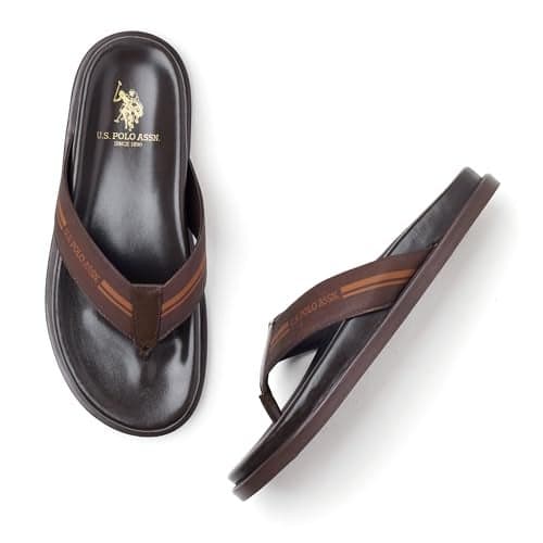 U.S. Polo Assn. Unisex PAUL Slippers - (UK7) (US8) (2FD25281K04)