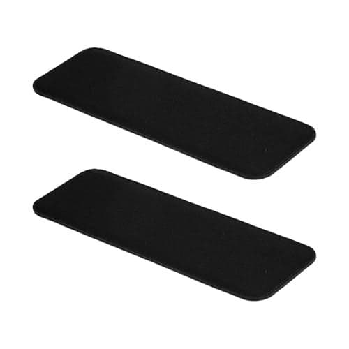 PATIKIL Felt Base Shaper 14x5 Inch, 2Pcs Bag Bottom Shaper Pad Purse Liner Board Insert Arc Corner for Handbags Tote Crossbody Bag Backpack, Black