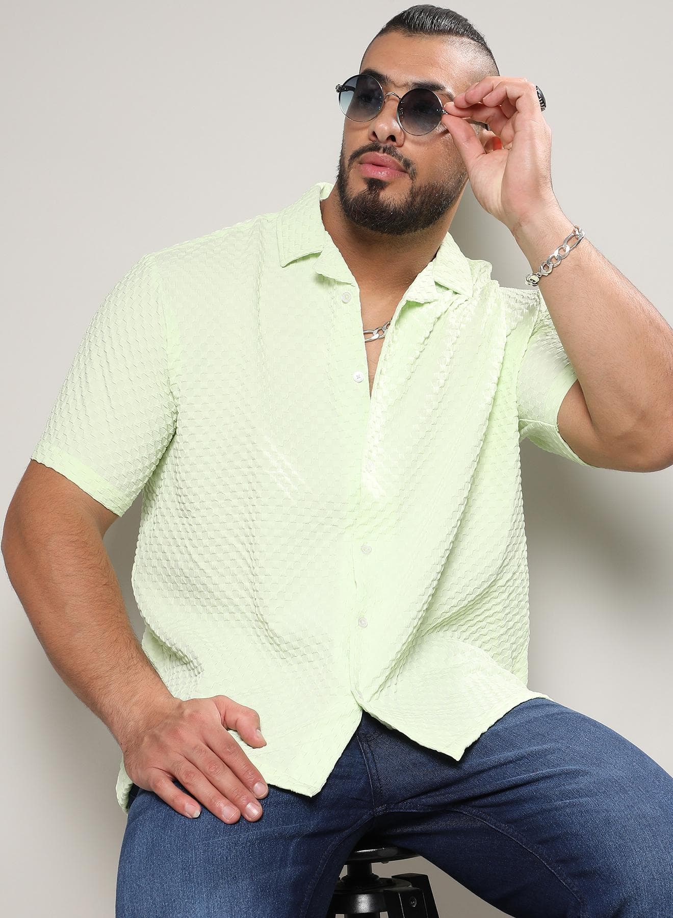 Self-Design Block Shirt