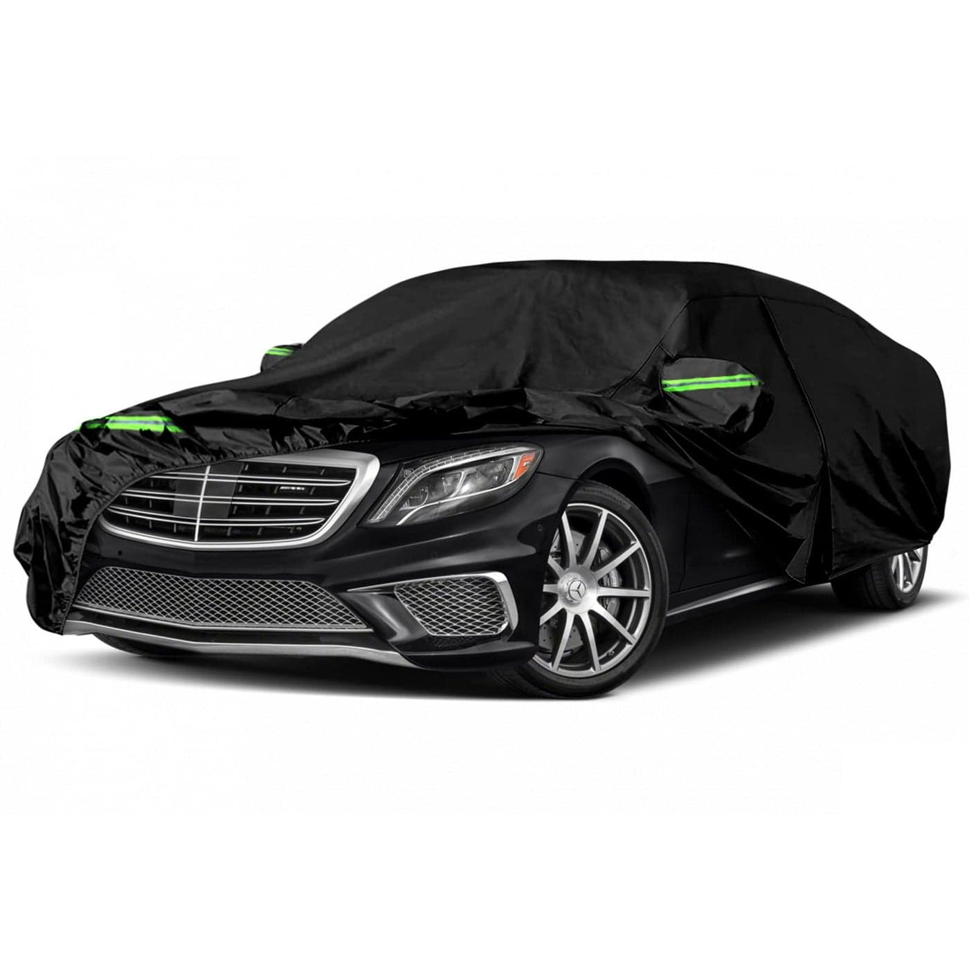 Waterproof Car Covers Replace for 20062025 Mercedes Benz SClass S250 S300 S350 S400 S450 6 Layers All Weather Car Cover with Zipper Door for Snow Rain Dust Hail Protection SClass