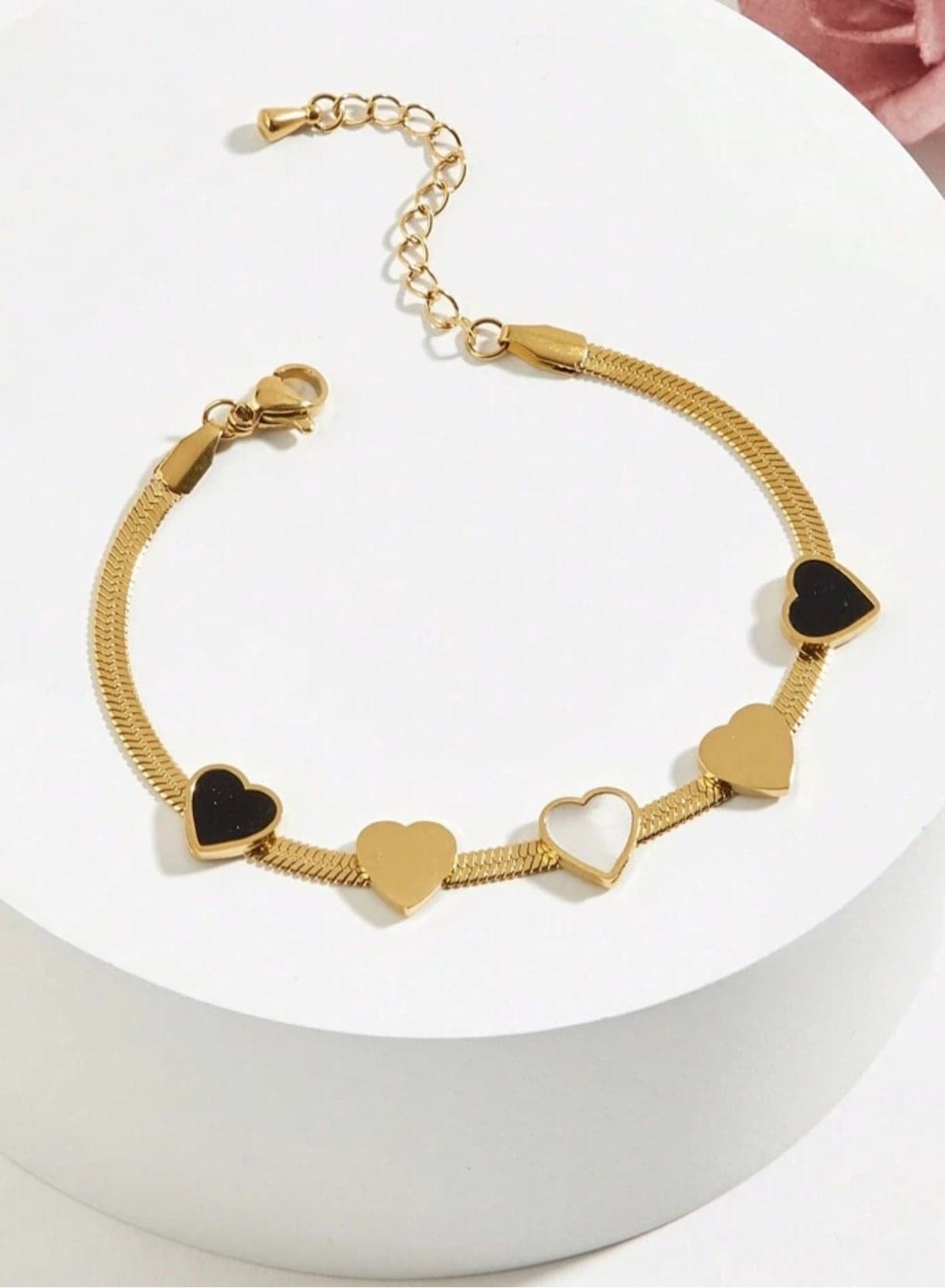 18k Gold Plated Stainless Steel Bracelet For Women