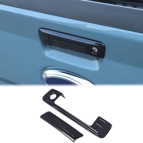 Aunginsy Rear Trunk Door Handle Cover Trim Compatible with Ford Maverick 2022 2023 2024 2025 ABS Car Tailgate Grab Handle Liftgate Panel Scratch Protector Decorative Cover Exterior Accessories