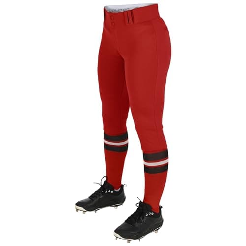 Tournament Softball Knickers, Women's Medium, Scarlet