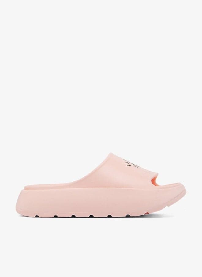 Women's Pink Slides - High-Quality Sole Lightweight Shoes & Trendy Design