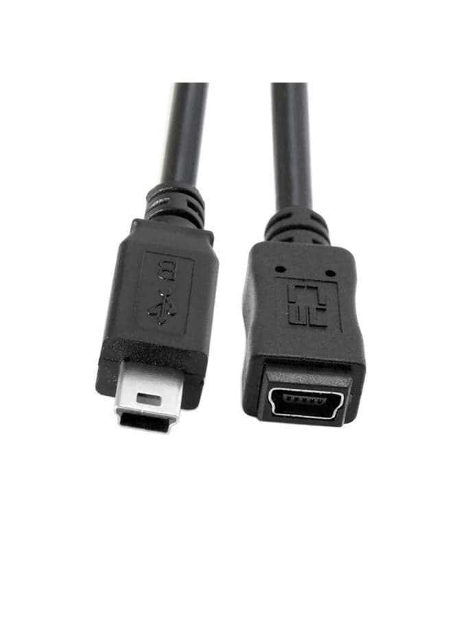 CableUSB 2.0 Mini USB 5Pin Male to 5Pin Female Extension Cable Hi Speed for Data Power 50cm