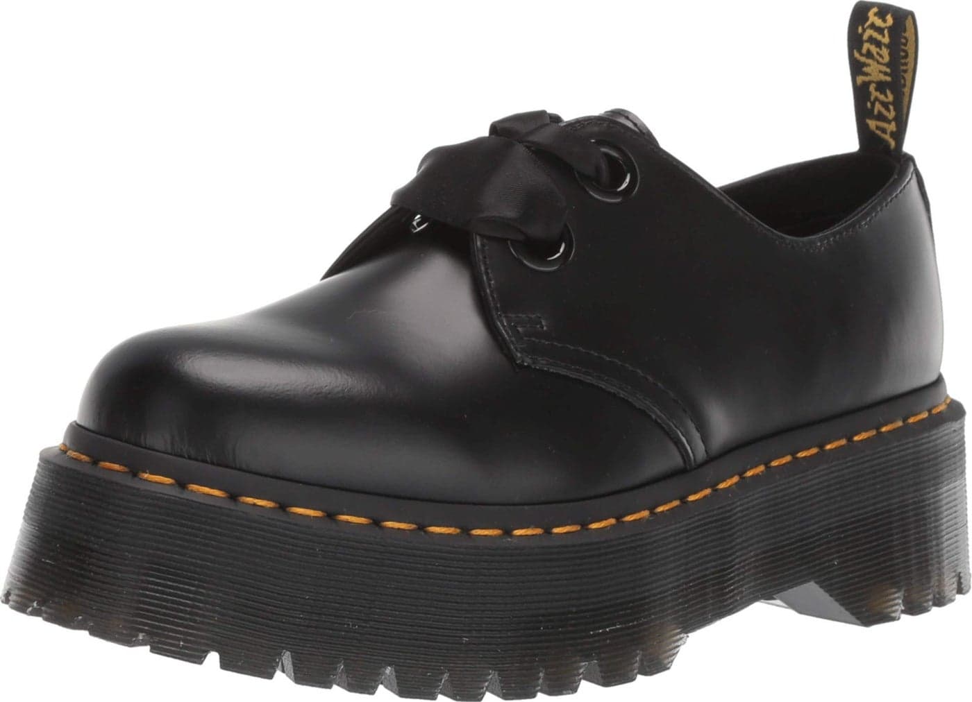 Dr. Martens Women's Holly Loafer Flat, Black Buttero, 8