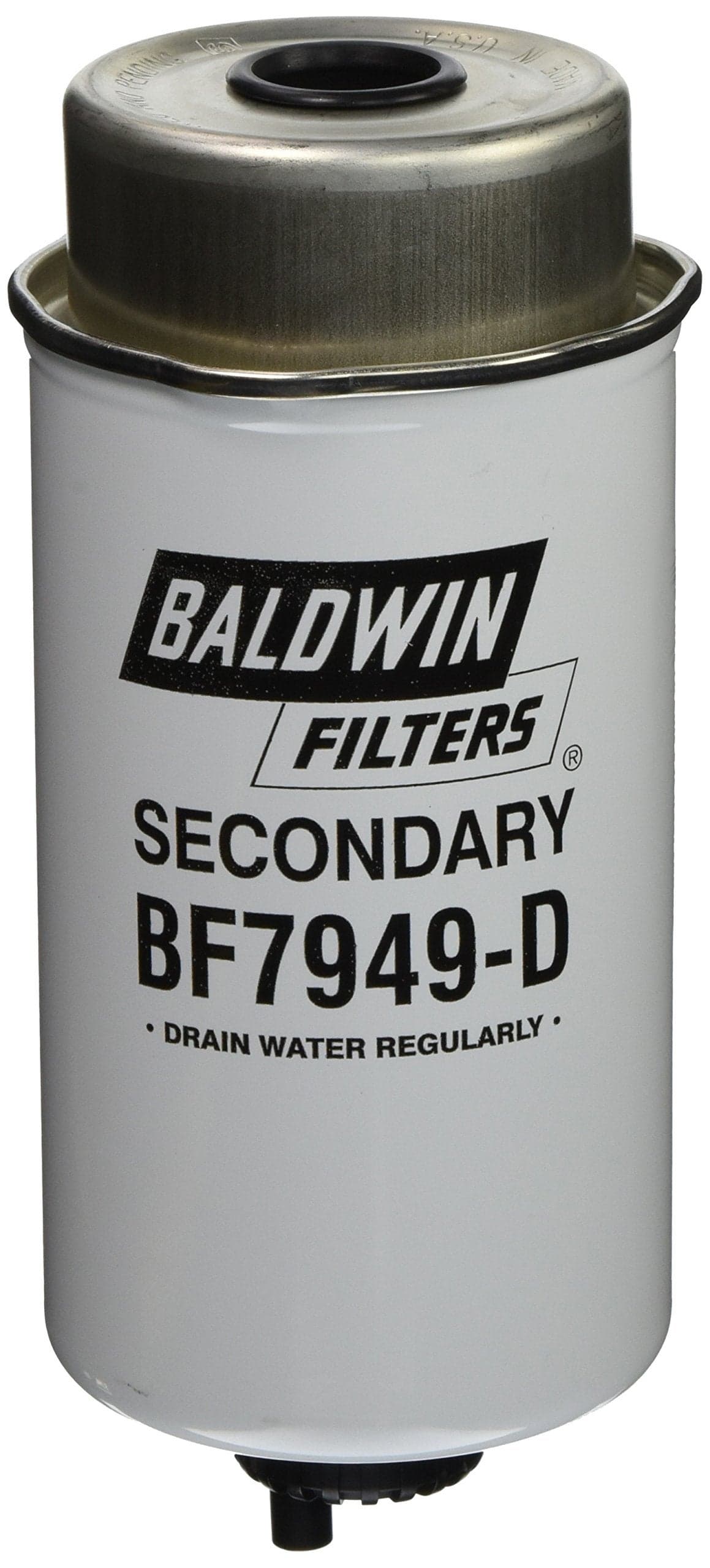 Baldwin Heavy Duty BF7949-D Fuel Filter,7-21/32 x 3-1/2 x 7-21/32 In, Red