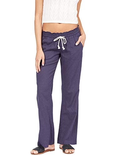 Roxy Women's Oceanside Pant, Mood Indigo, XS