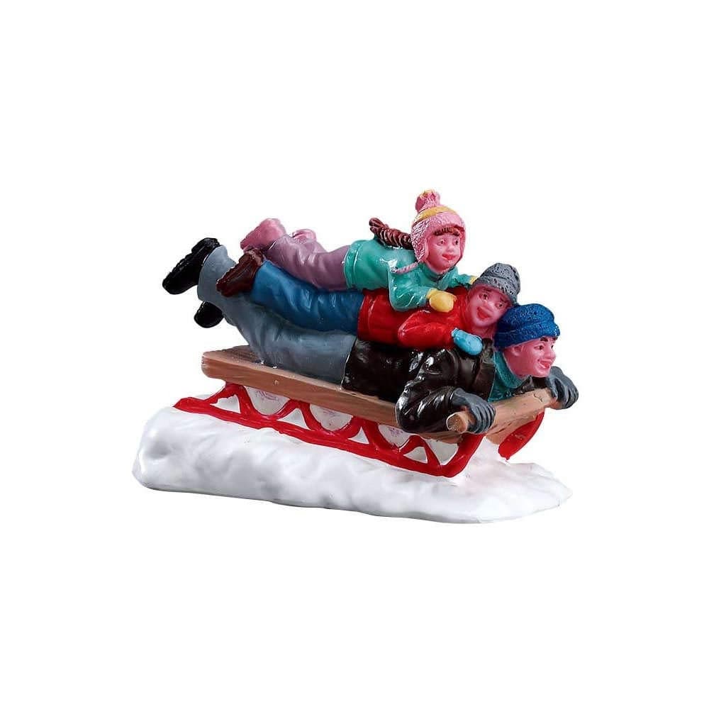 Lemax Sledding with Dad