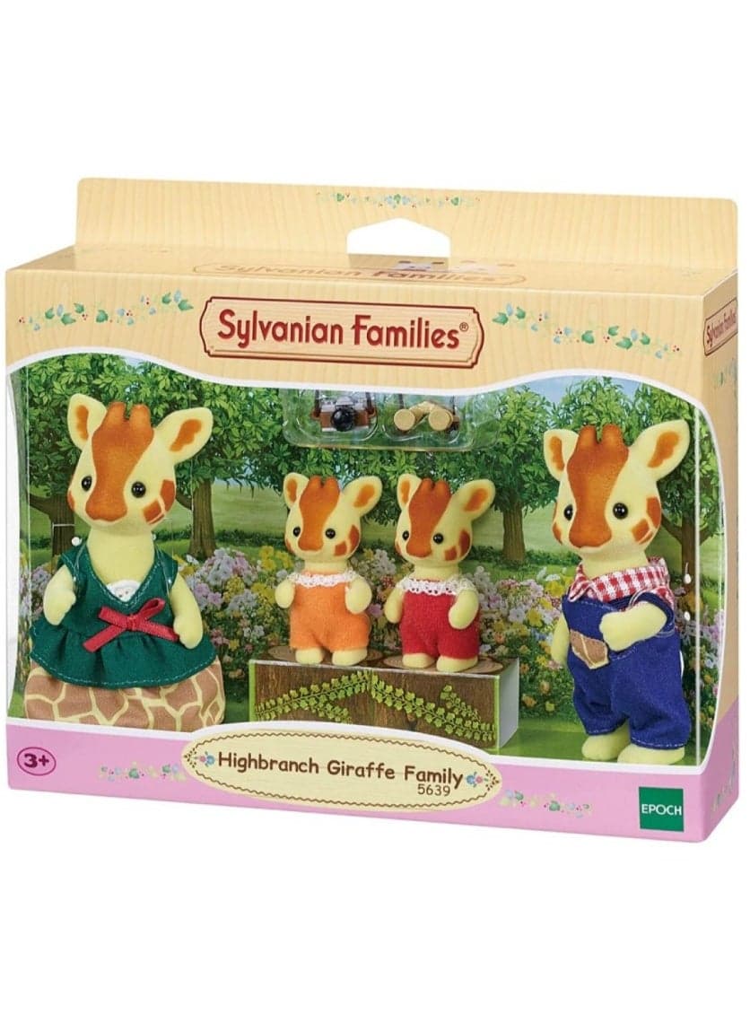 Sylvanian Families High branch Giraffe Family Figure Set for Kids