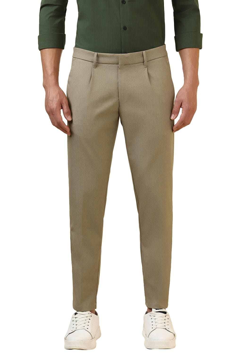 Allen Solly Mens Trousers Khaki