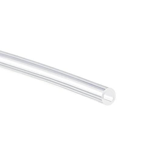 uxcell Silicone Tubing 1/8"(3mm) ID X 1/4"(6mm) OD 6.6ft(2m) Silicone Rubber Tube Air Hose Pipe for Pump Transfer Clear