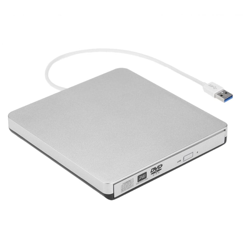 USB 3.0 Portable Ultra Slim External CD-RW DVD-RW Drive Writer Rewriter Burner multicolour
