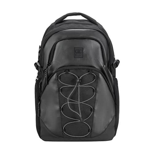 Champion Summit Backpack with Padded Straps, Sternum Strap, Waist Strap, Laptop Compartment for Travel, Outdoor, Commute, Black, One Size
