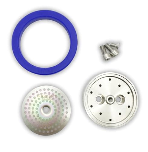Tune Up kit Made for Gaggia Classic Upgraded Stainless Steel Shower Holder IMS Precision Nanotech Shower Screen GA200NT Cafelat Silicone Gasket and All Screws Custom Tune Up Kit