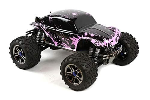 SummitLink Custom Body Compatible for 110 18 Scale RC Car or Truck Truck not Included Muddy Pink Over Black