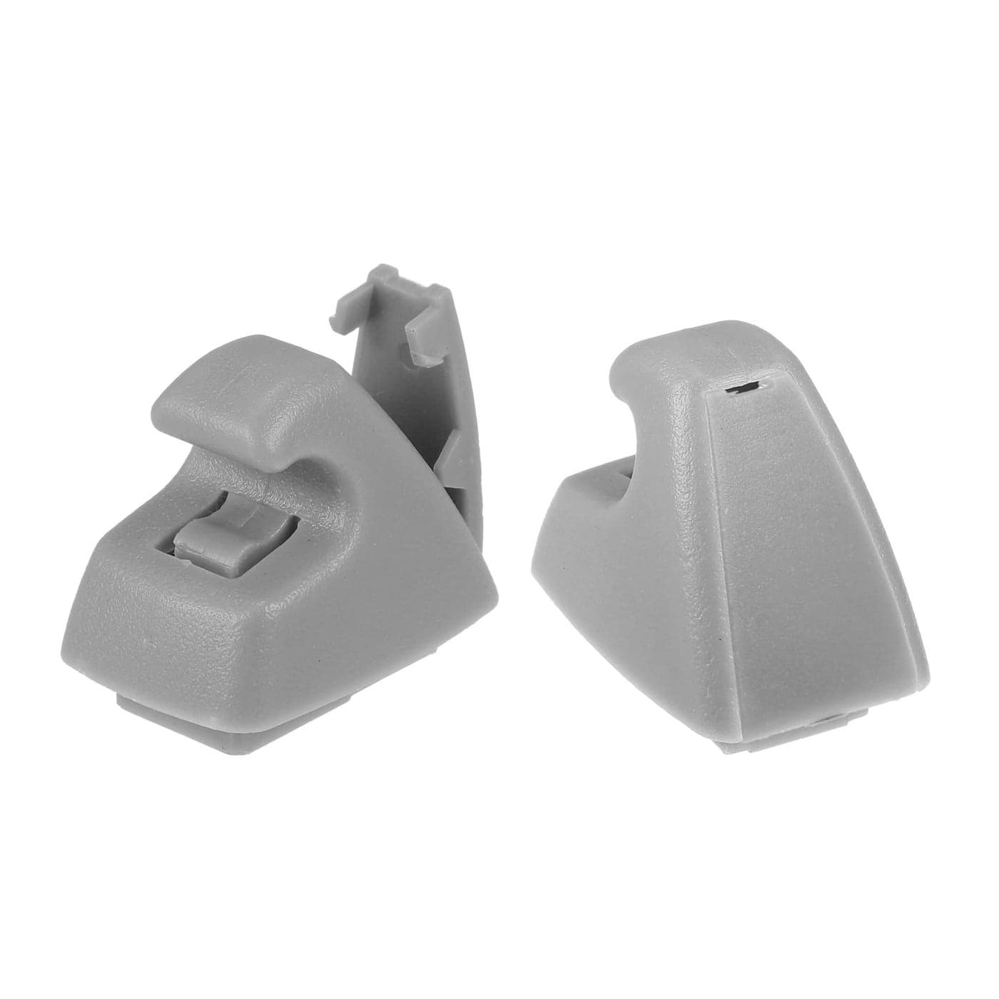 X AUTOHAUX 2pcs Sun Visor Support Clip Retainer 95994975 for Chevrolet Cruze Sonic Spark for Buick Verano Sun Visor Support Clip Holder Bracket Hanger 95994976 Plastic Gray Anti Vibration