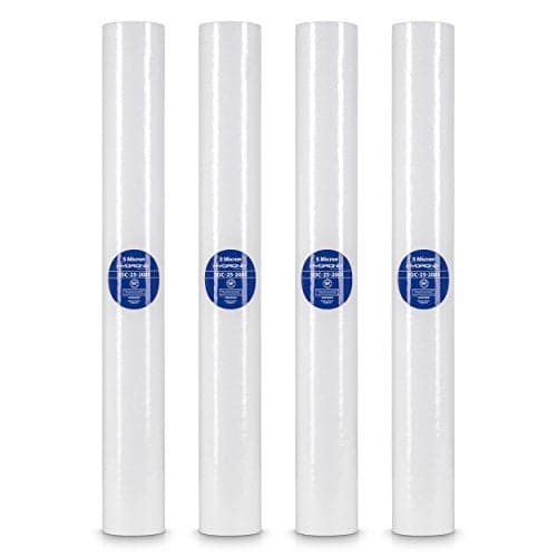 Hydronix SDC-25-2005 Whole House, RO Systems or Commercial Use Sediment Water Filter Cartridge 2.5" x 20" - 5 micron (PACK OF 4)