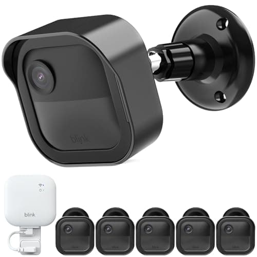 Camera Mount for Blink Outdoor 4 (4th Gen) and Blink Outdoor (3rd Gen), 5 Pack Weatherproof Protective Housing and 360 Degree Adjustable Mount with Sync Module Mount