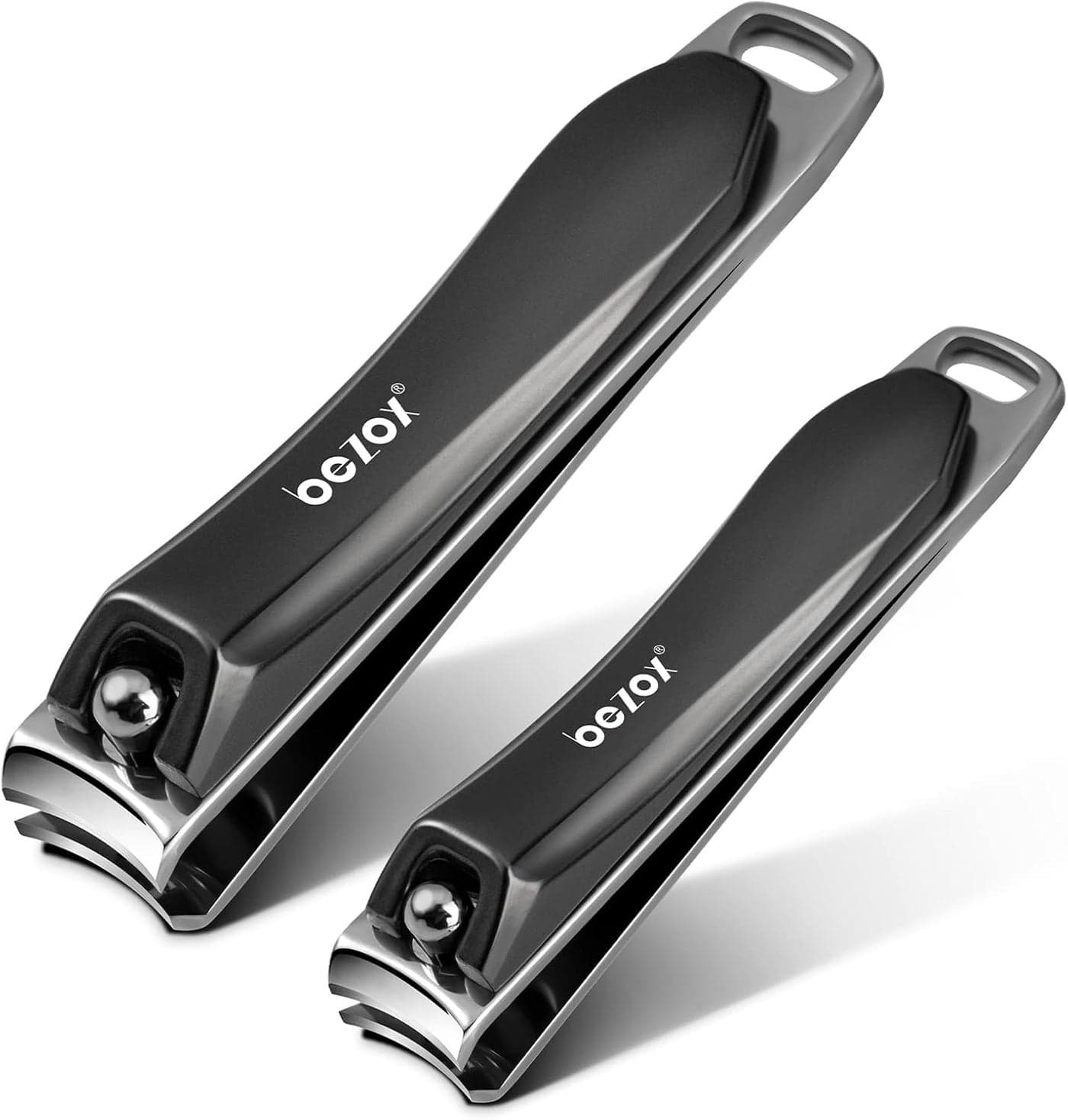BEZOX Sturdy Comfortable Nail Clipper Set Stainless Steel Ergonomic Ultra Sharp Nail File Cutter Fit for Seniors Adult and Kids Fingernail and Toenail