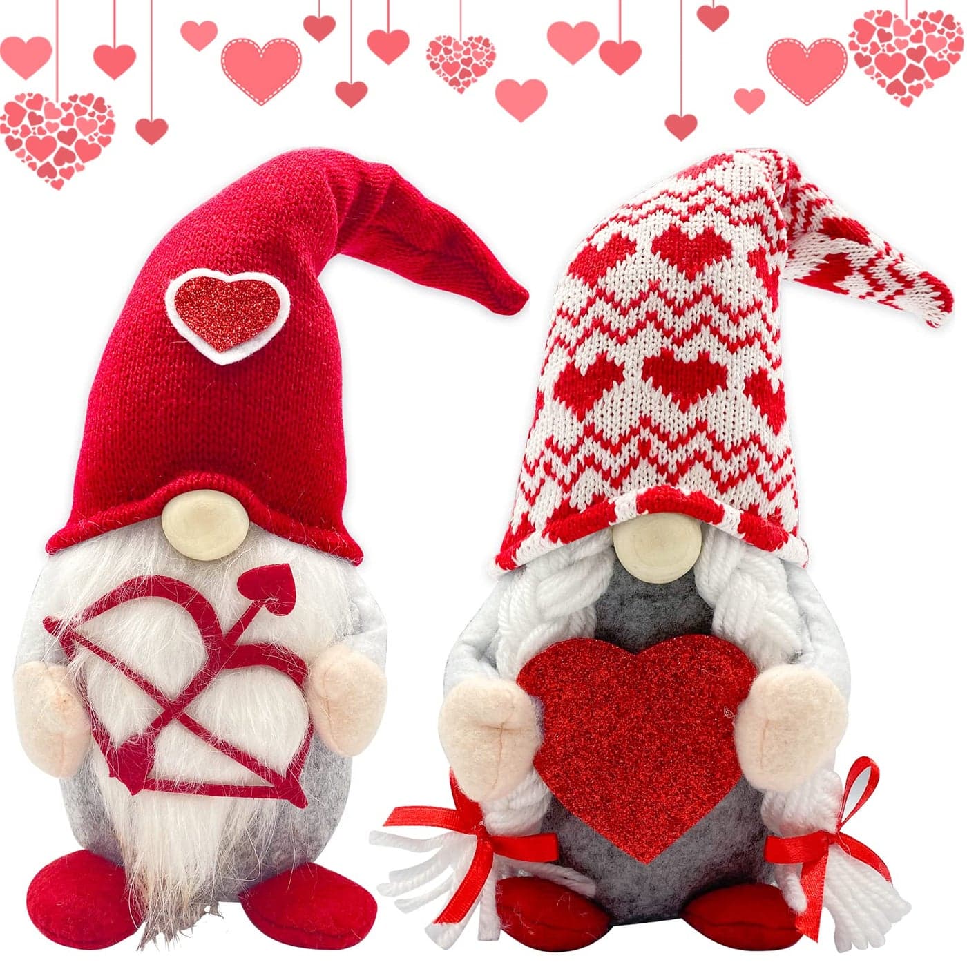 Coffee Gnomes Couple Plush Home Decor Coffee Bar Accessories Themed Gnomes Gifts for Women Christmas Winter Spring