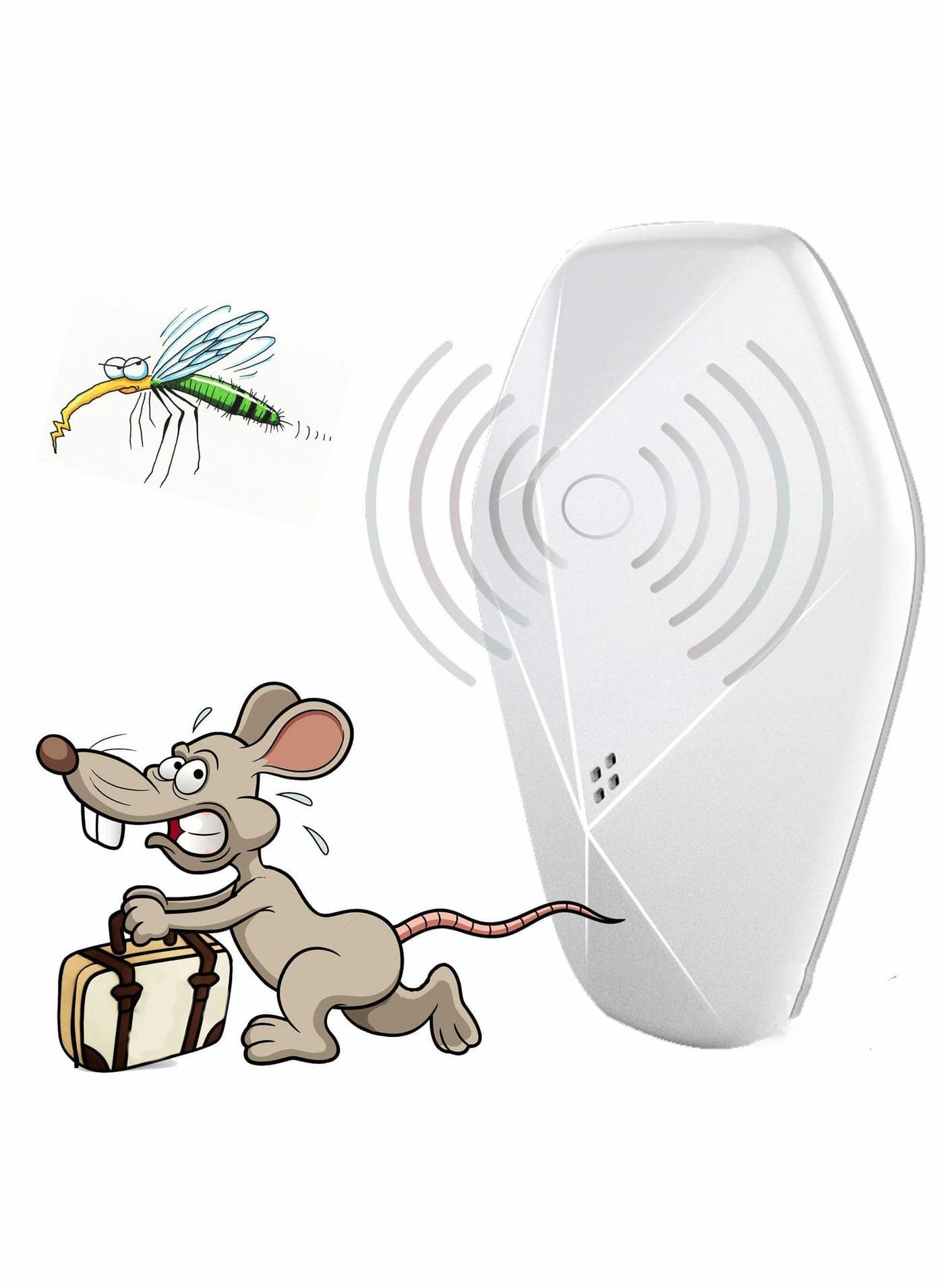 Mosquito Repellent, Ultrasonic Pest Repeller, for Insects, Indoor Pest Control